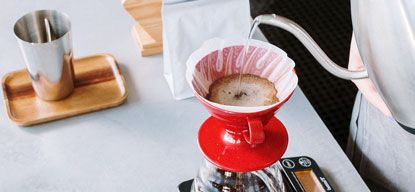 Pour Over Coffee Making.