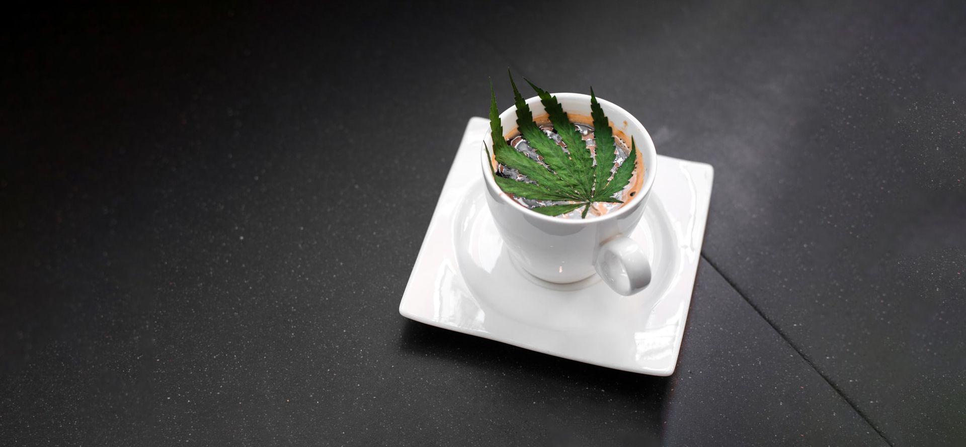 Cup Of Coffee With CBD.