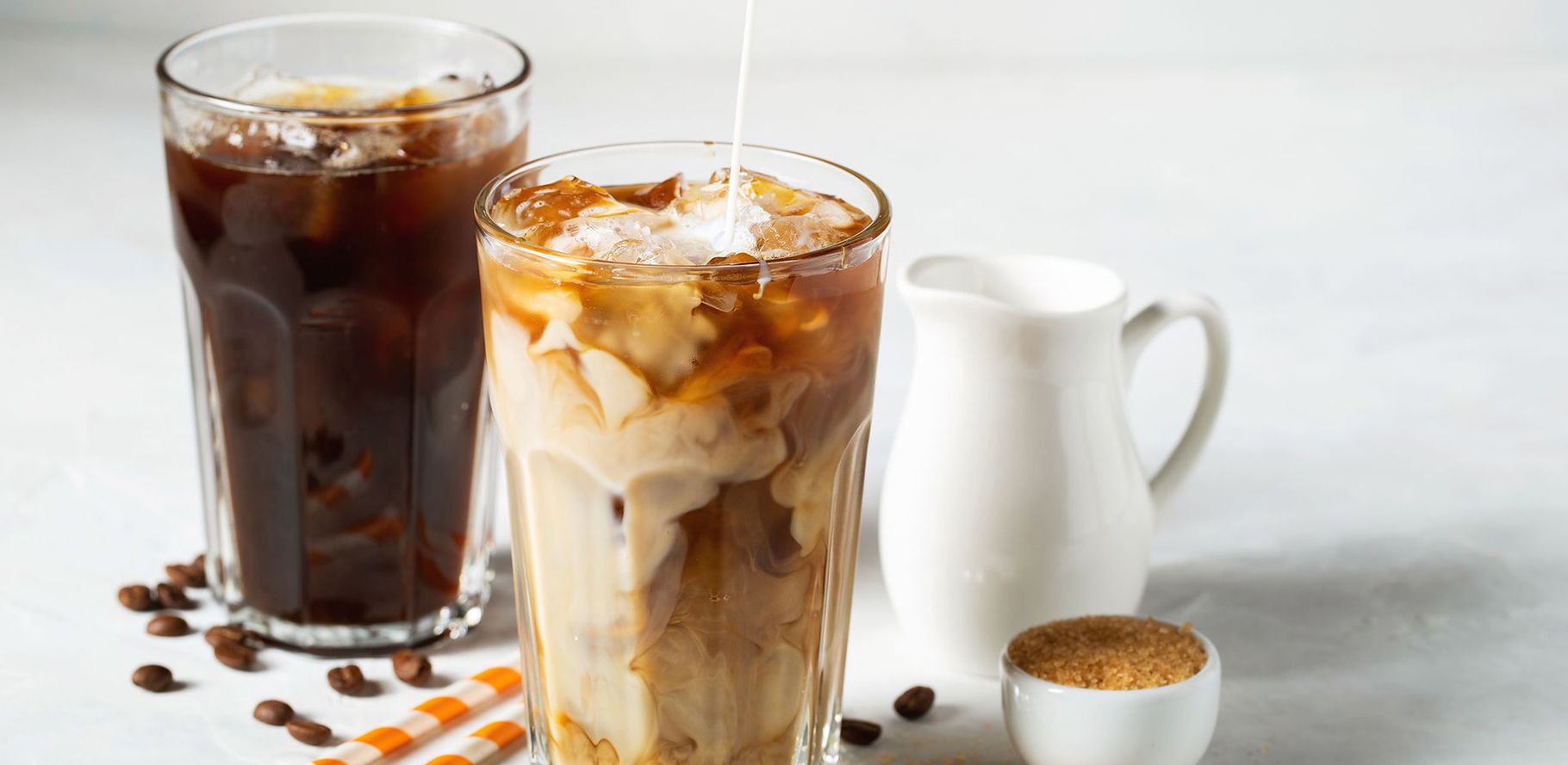 Cold Brew Coffee In A Glass.