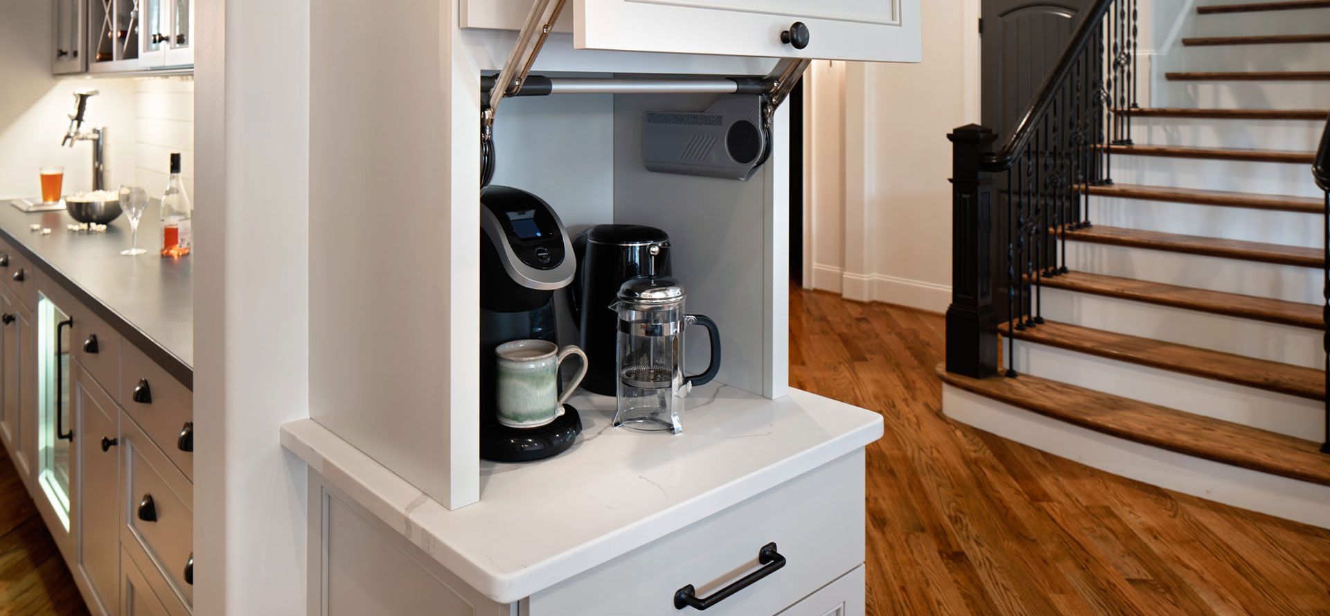Best Place To Install A Coffee Station.