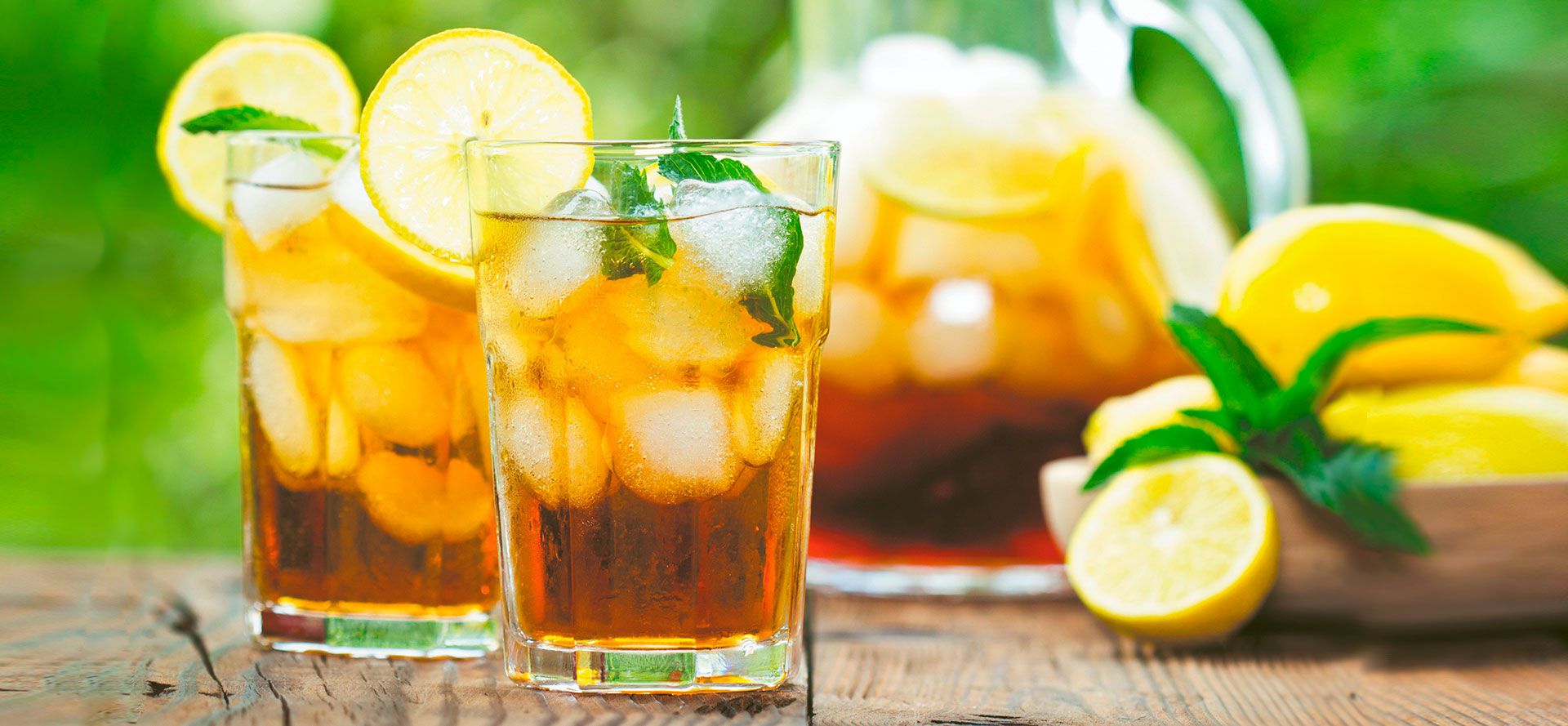 Brewed Ice Tea In A Glass.