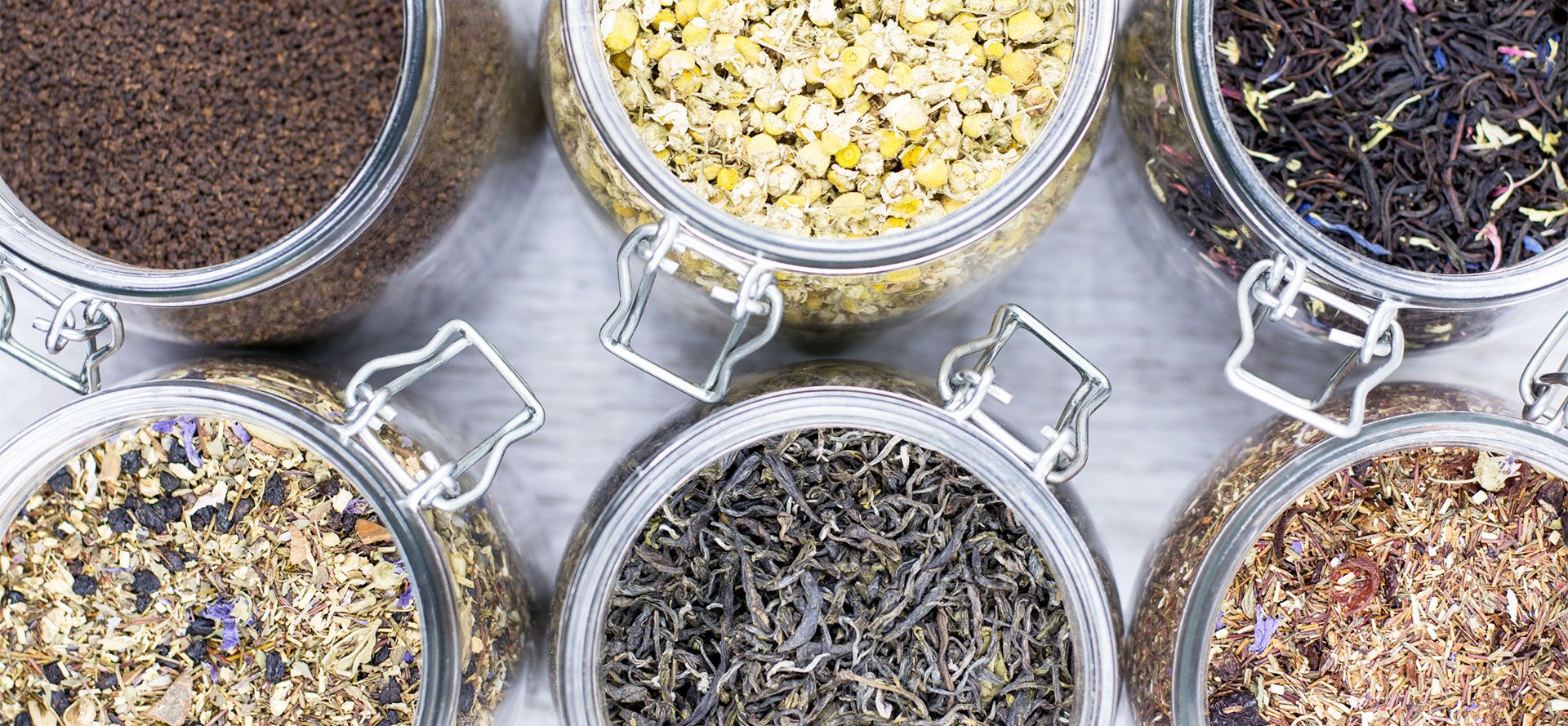 Types of herbal Tea.