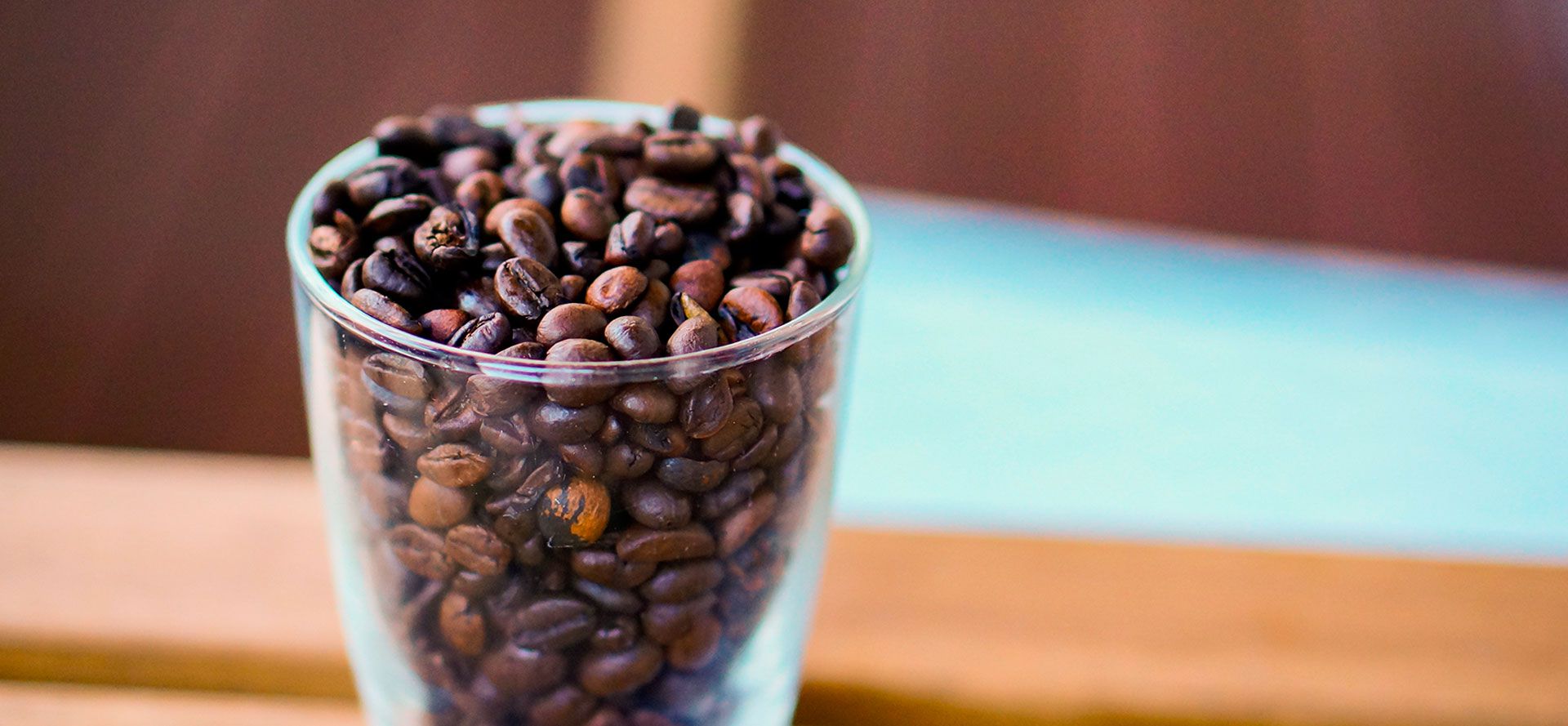 Robusta Beans in a Glass.