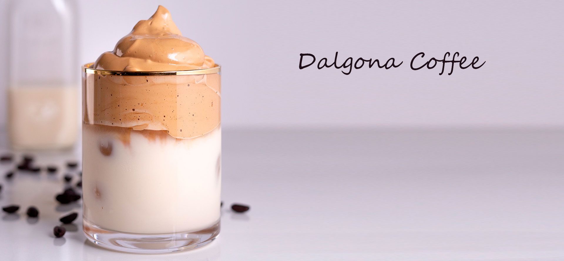 Dalgona Coffee in a Glass